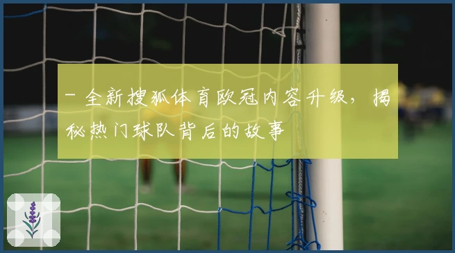 - 全新搜狐体育欧冠内容升级，揭秘热门球队背后的故事